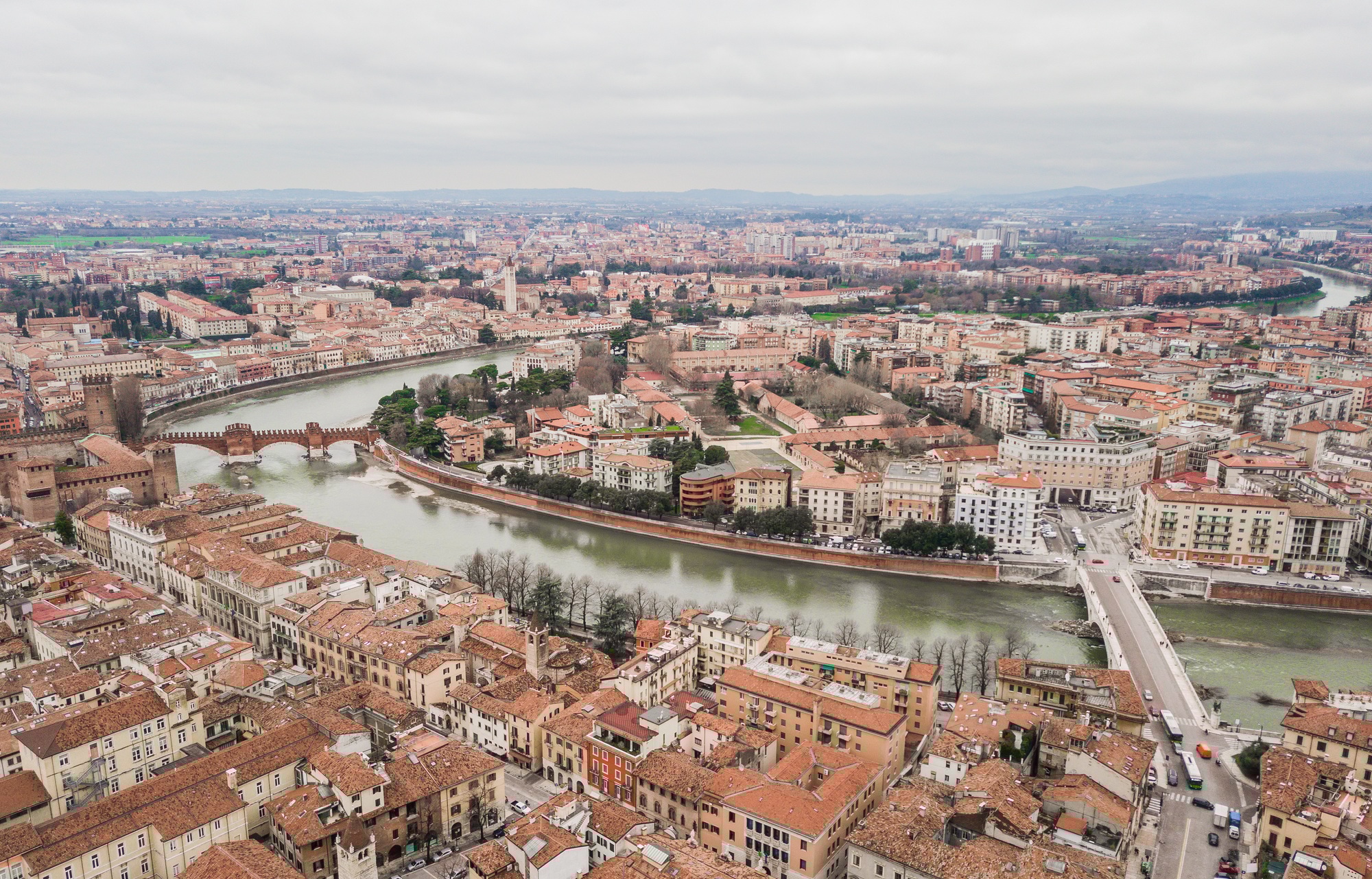 Cityscape of Verona