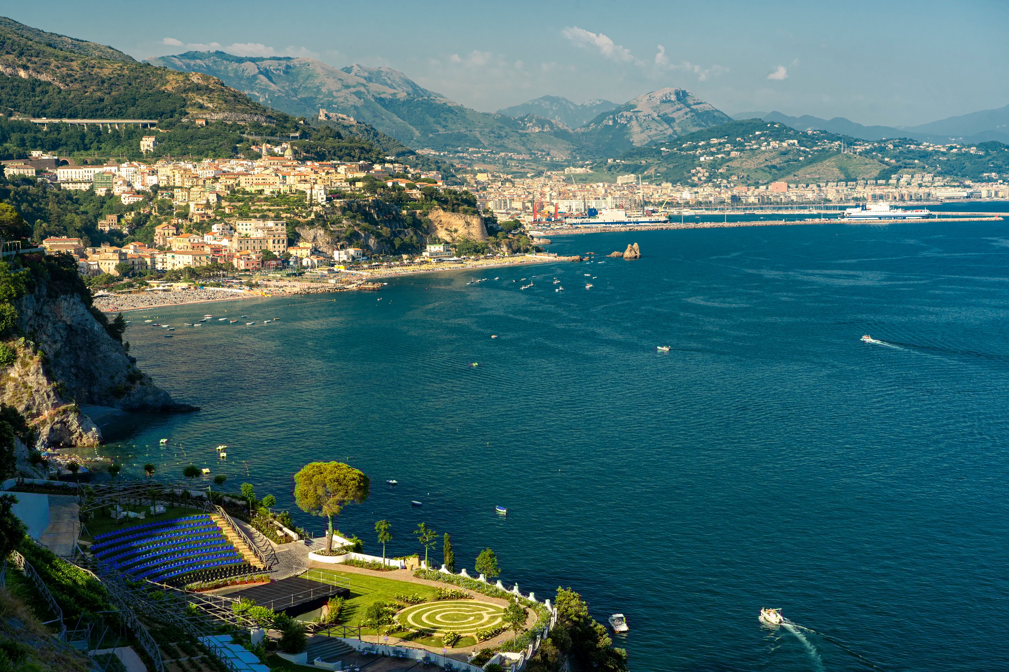 Costiera Amalfitana, Italy, the coast at summer: Vietri sul Mare