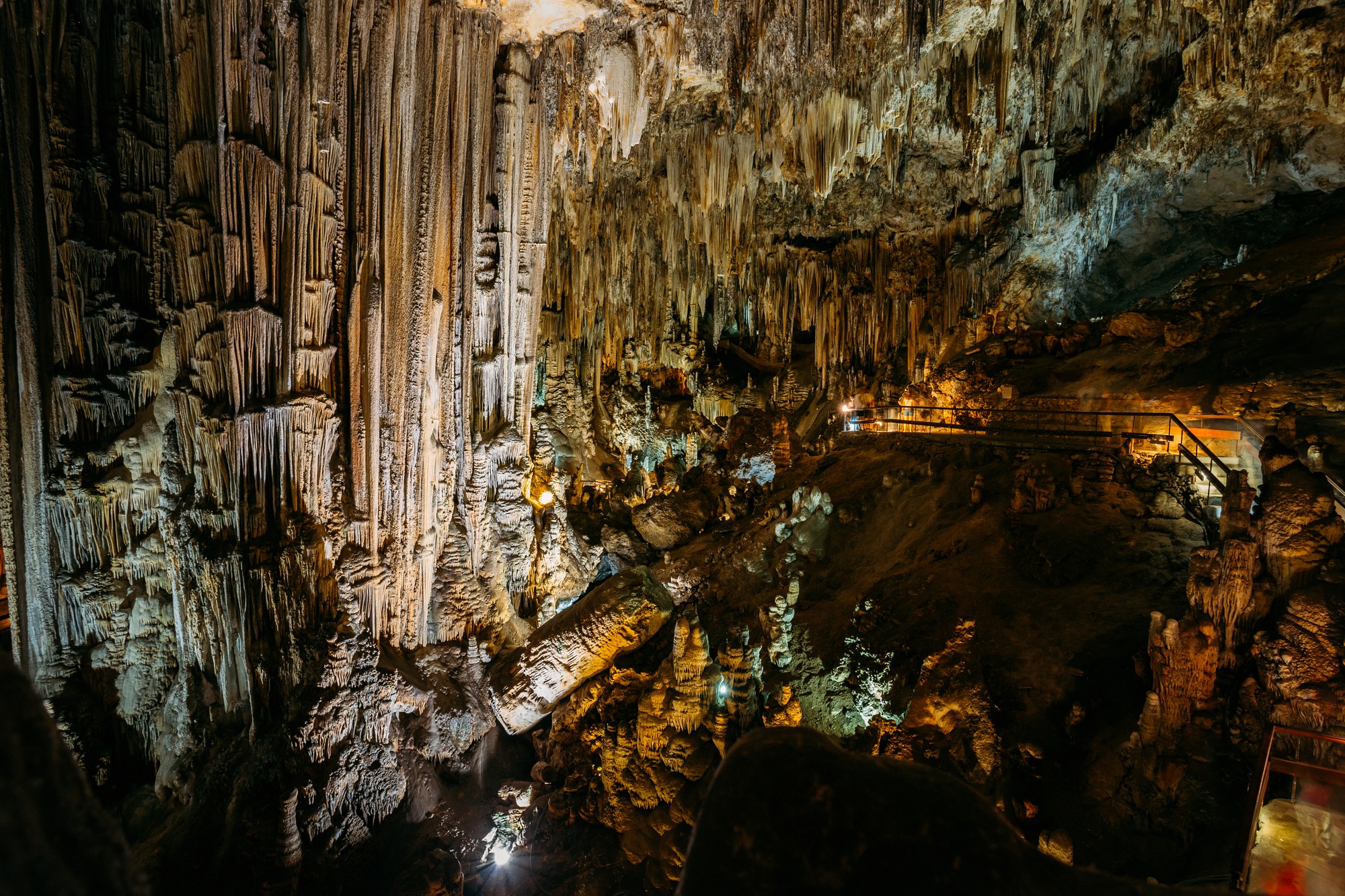 Nerja, Spain. Different Rock Formations In The Nerja Caves - Cue